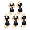 Alloy Enamel Pendants X-ENAM-S121-033A-2