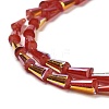 Baking Painted Glass Beads Strands DGLA-D001-03C-3