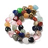 Natural & Synthetic Mixed Gemstone Beads Strands G-R190-10mm-43-3