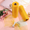 Deco Mesh Ribbons OCOR-WH0110-09A-5