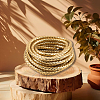 5M Braided Round PU Leather Jewelry Cord OCOR-GF0004-96B-03-7