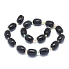 Natural Black Agate Beads Strands G-L544-063B-01-2