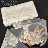 10 Yards Polyester Flower Embroidery Lace Trim OCOR-GF0004-87-5