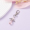 Faceted Teardrop Glass Pendants HJEW-AL0034-4