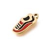 304 Stainless Steel Enamel Pendants STAS-E531-18G-A-2