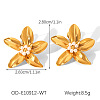 304 Stainless Steel Stud Earrings for Women WG18C3B-05-1