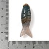 Natural Indian Agate Carved Pendants G-P599-08G-07-3