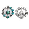 Synthetic Turquoise Pendants PW-WG18236-05-1