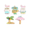 Summer Theme Resin Cabochons RESI-H166-16-1