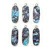 Dyed Synthetic Imperial Jasper Pendants GG-CBAA20A-05G-05-1