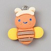 Opaque Resin Pendants RESI-CJC0020-37H-1