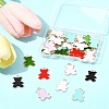 36Pcs Alloy Enamel Pendants ENAM-FS0002-88G-9
