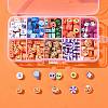 198Pcs 9 Styles Halloween Theme Handmade Polymer Clay Beads CLAY-FS0001-44-7
