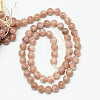 Natural Sunstone Bead Strands X-G-R345-8mm-31-2