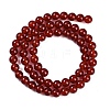 Natural Carnelian Beads Strands G-G338-6mm-01-7