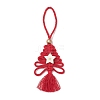 Cotton Christmas Trees Pendant Decoration HJEW-JM03830-03-2