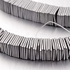 Electroplate Non-magnetic Synthetic Hematite Bead Strands X-G-F300-20B-F01-1