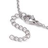 304 Stainless Steel Macrame Pouch Empty Stone Holder for Pendant Necklaces Making NJEW-JN04441-02-6