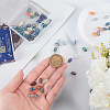 96Pcs 8 Colors Transparent Electroplate Glass Beads EGLA-SC0001-24-3