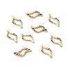 Brass Linking Rings KK-F831-012G-RS-1