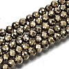 Electroplate Non-magnetic Synthetic Hematite Beads Strands G-T114-60B-02-1