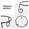 Iron Crystal Ball Base Display Stand AJEW-WH0258-745B-3