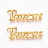 Golden Plated Alloy Cabochons PALLOY-WH0068-08E-2