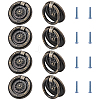 8Bag Tibetan Style Alloy Cabinet Drawer Handle FIND-PH0062-22-1