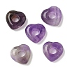 Natural Amethyst European Beads G-C252-01J-1