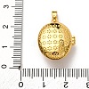 Brass Enamel Locket Pendants KK-K305-05G-4