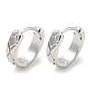 Brass Hoop Earrings EJEW-L211-010A-P-1
