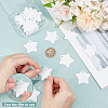 30Pcs Blank Double-sided Heat Transfer Aluminium Pendants DIY-BC0014-63B-3