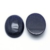 Synthetic Blue Goldstone Cabochons X-G-P393-I16-2