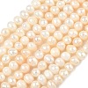 Natural Cultured Freshwater Pearl Beads Strands PEAR-RM241213-1-2