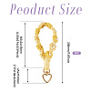 Cotton Braided Flower Pendant Decorations AJEW-TAC0030-032G-14-3