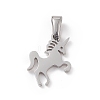 Non-Tarnish 304 Stainless Steel Charms STAS-G284-22P-2