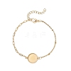 304 Stainless Steel Paperclip Chain Satellite Chain Bracelet Making BJEW-JB13072-01-2