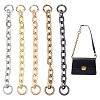 WADORN 5Pcs 5 Colors Aluminium Bag Extender Chains FIND-WR0006-83-1