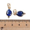 Natural Lapis Lazuli Faceted Pendans KK-L218-004G-08-3