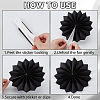 6Pcs Paper Fans Flower for Wedding Birthday Carnival Welcome Party Decorations AJEW-GF0013-45B-6