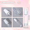 Globleland 6Pcs Plastic Sample Perfume Spray Bottles AJEW-GL0002-29-2