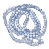 Crackle Glass Beads X1-GLAA-U001-6mm-14-3