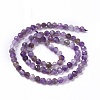 Natural Amethyst Beads Strands G-L581A-001-3