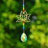 Alloy Lotus Hanging Ornaments PW-WG6C8DB-02-1