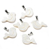 Natural Freshwater Shell Pendants PALLOY-Q462-04P-1