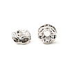 Flower Brass Crystal Rhinestone Bead Spacers RB-D302-S-3