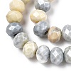Ombre Effect Dyed Glass Beads Strands GLAA-C023-02-B04-3