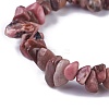 Natural Rhodochrosite Beads Stretch Bracelets BJEW-JB04152-04-2