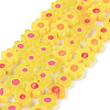 Handmade Millefiori Glass Bead Strands LS-LAMP-J035-8mm-06-1