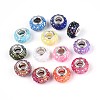 Opaque Resin European Beads RESI-T057-29-1